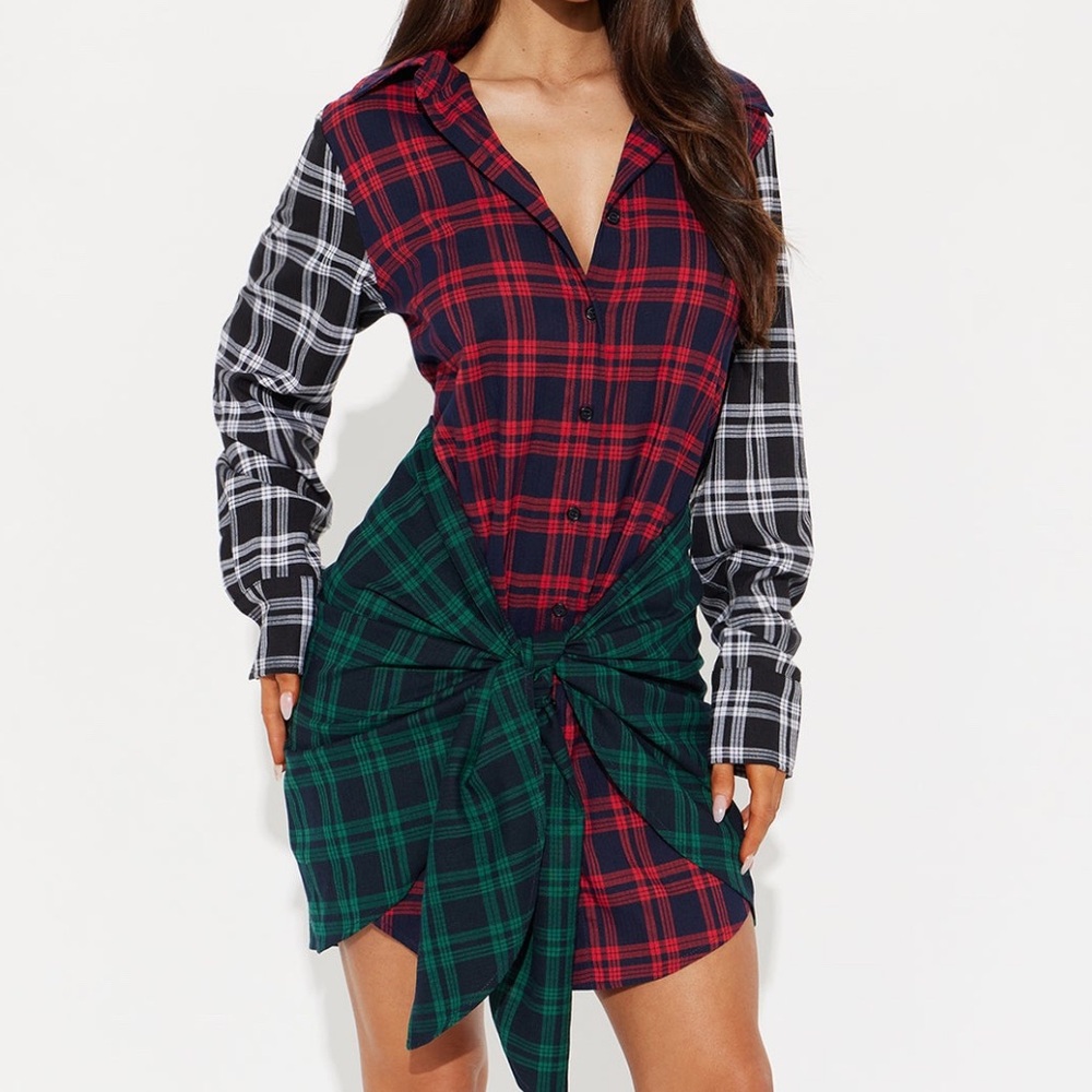 Women’s plaid dress